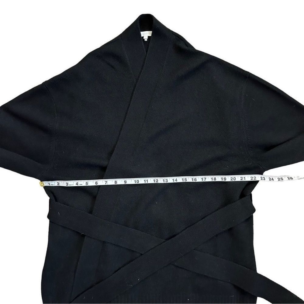 Naked Cashmere Black Belted Open Front Long Sleeve Cardigan N20868 Size Large - Picture 9 of 14
